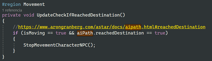 Code For Chek ReachedDestination